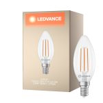 Ledvance Classic LED E14 Kynttilä Filament Kirkas 3.8W 806lm - 827 Erittäin Lämmin Valkoinen | Korvaa 60W