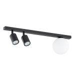 Emibig Kattovalo Baster Teräs Musta | Sopii 2x GU10 - Max 8W, 1x E14 - Max 10W