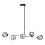 Emibig Riippuvalaisin Gravity Teräs Musta | Sopii 6x E14 - Max 10W