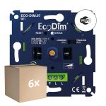 Monipakkaus 6x EcoDim.07 Led-Himmennin Wifi Paina/Käännä 0-250W (RLC)
