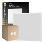 Monipakkaus 6x Bright Choice LED Paneeli Backlit 36W 3600lm - 865 Päivänvalo Valkoinen | 60x60cm - UGR <22