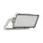 Ledvance LED Valonheitin Max Radial 10 Aluminium Harmaa 600W 86000lm 10D - 730 Lämmin Valkoinen | IP66 - Symmetrinen
