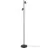 Nordlux Omari Lattiavalaisin Metalli- Musta 6.4W 320lm - 827 Erittäin Lämmin Valkoinen | Touch Himmennettävä