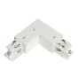 3-vaiheinen kulmaliitin 90D V earth extern - valkoinen
