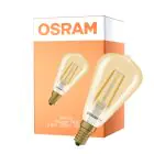 Osram Vintage 1906 LED Classic Edison E14 Keltainen 2.8W 250lm - 822 Erittäin Lämmin Valkoinen | Himmennettävä - Korvaa 25W